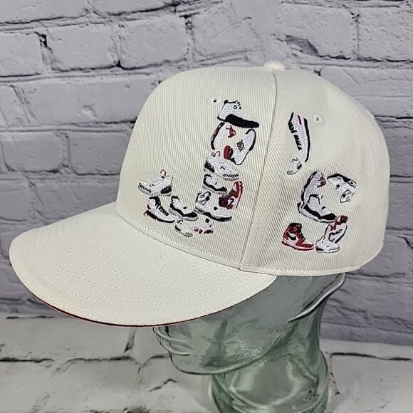 Air Jordan Jumpman Hat JS Embroidered Sneakers Mens Sz 7 1/4 Fitted Ball Cap